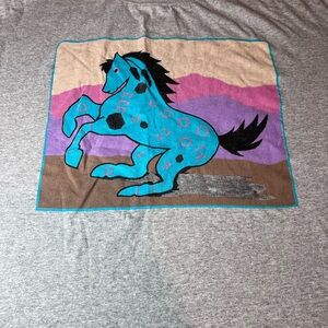 very RARE vintage converse all star horse graphic tee